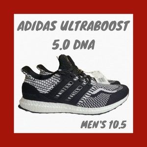 [NEW] Adidas Ultraboost 5.0 DNA Men's Shoes Size 10.5 FY9348 Black White